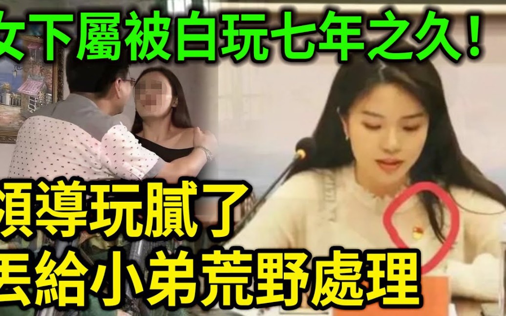 大案纪实丨领导们太会玩了,女下属被白玩七年之久!领导玩腻了,丢给小弟荒野处理!女公务员的「性爱日记」,牵出七年的不轨激情!哔哩哔哩bilibili