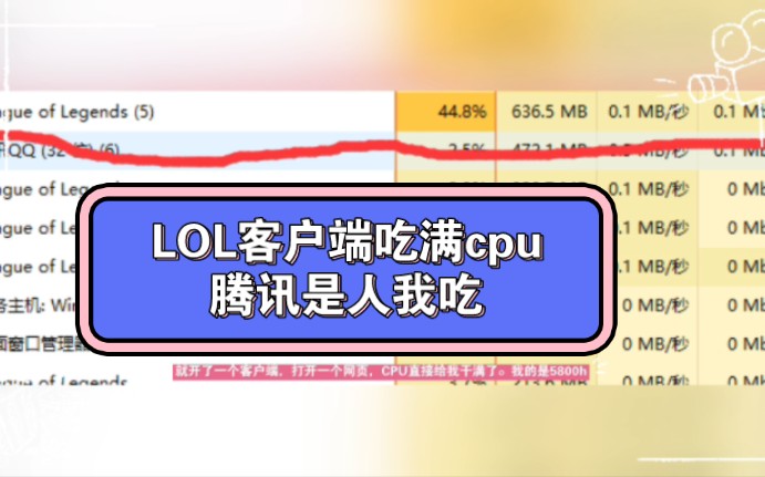 一个LOL客户端吃满cpu,马服程序员领多少的工资网络游戏热门视频