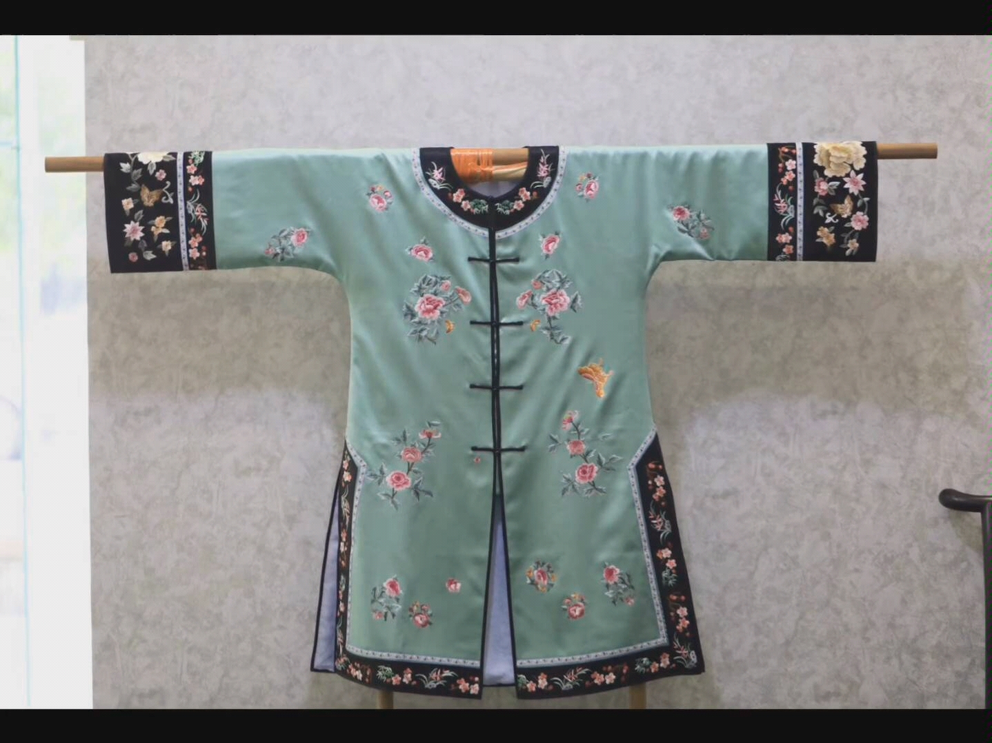 清代花神衣,清代宫衣手工刺绣_哔哩哔哩_bilibili