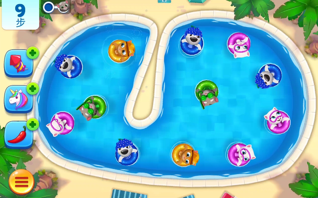 汤姆猫水上乐园第四期之突破18点赞(7天内)