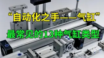 “自动化之手”—气缸篇：机械设计中最常见的13种气缸的种类