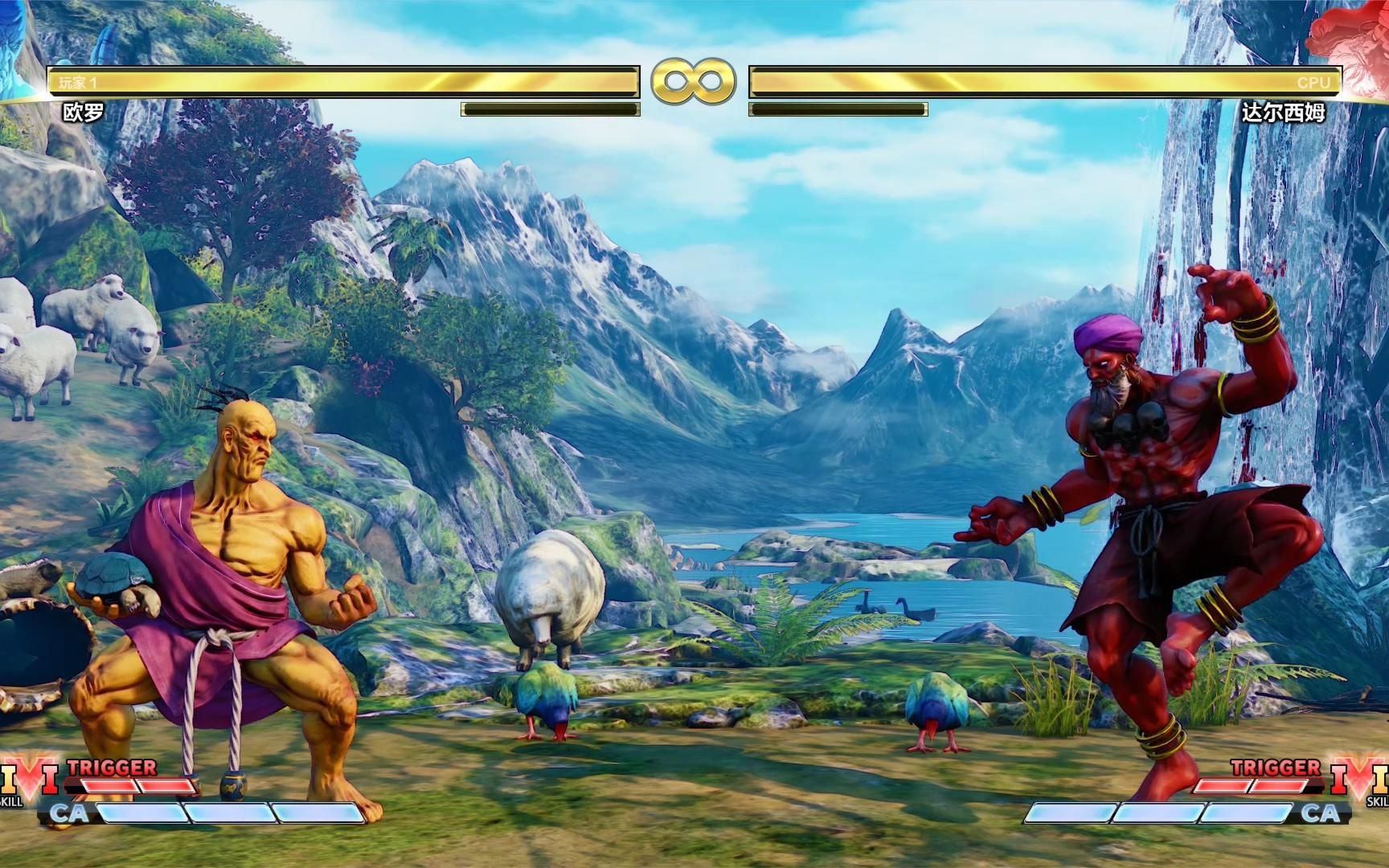 街霸5:龟仙人欧罗vs达尔西姆