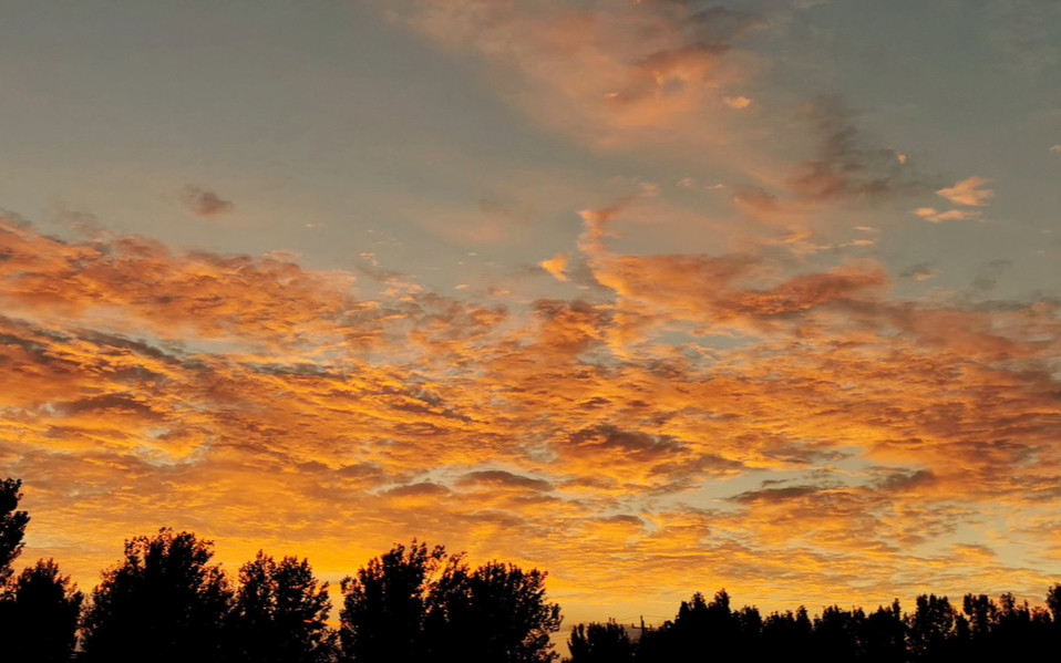 北京郊区的夕阳,别有一番韵味!