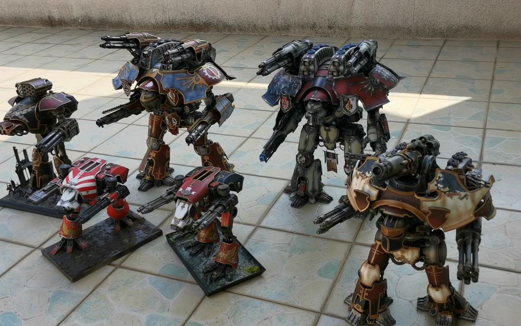 战锤40000泰坦军团legioatarus战斗小队建设完成