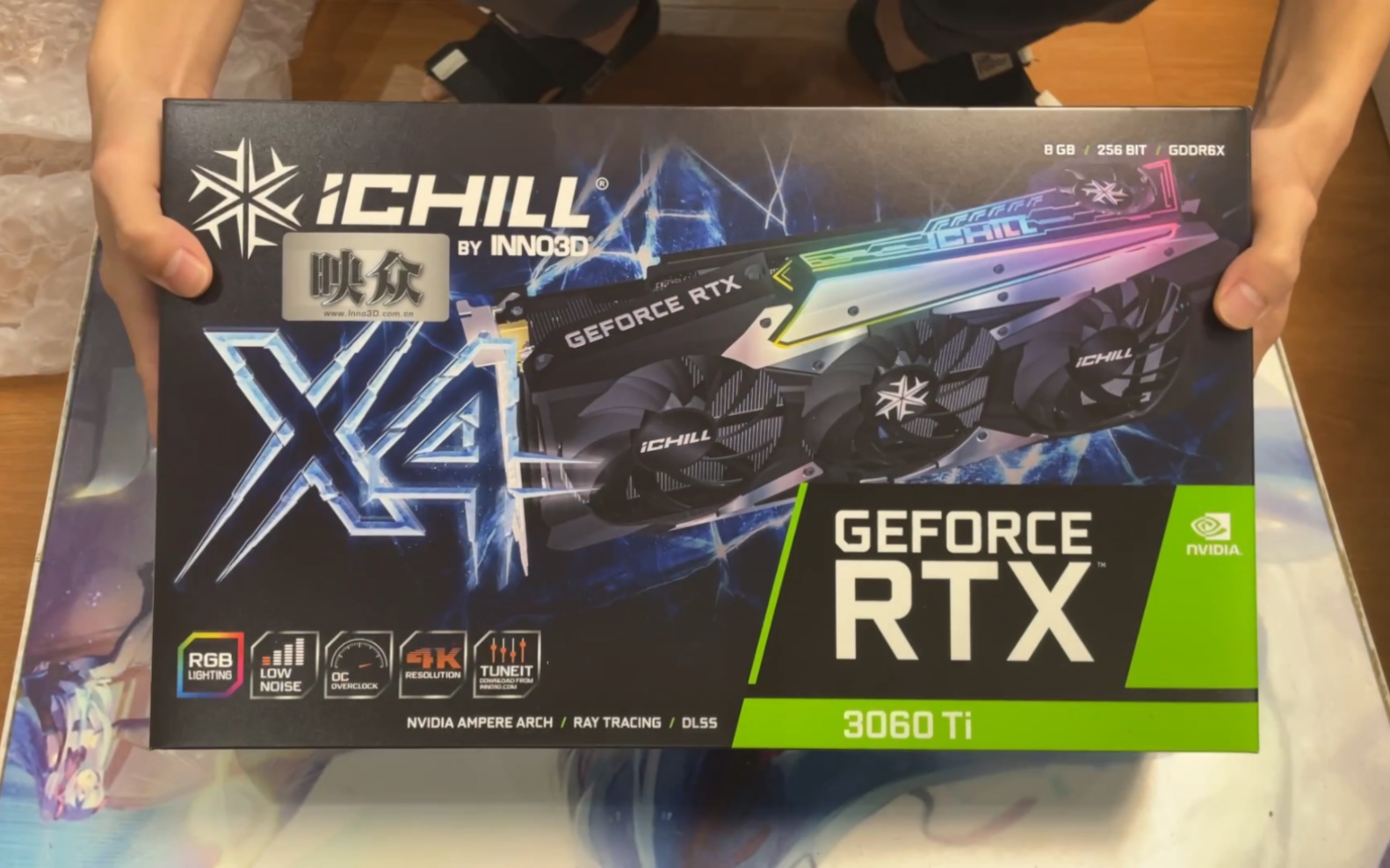 开箱映众的3060ti d6x 冰龙超级版,下山了.