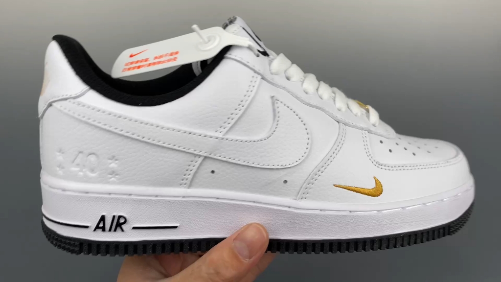 nike air force 1 low 黑金迷你勾原楦頭原紙板 打造純正空軍版型