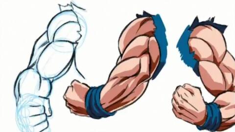 转载 龙珠超 高桥优也ドラゴンボールに学ぶ筋肉の描き方 削除覚悟 How To Draw Muscles Learned From Dragon Ball 哔哩哔哩