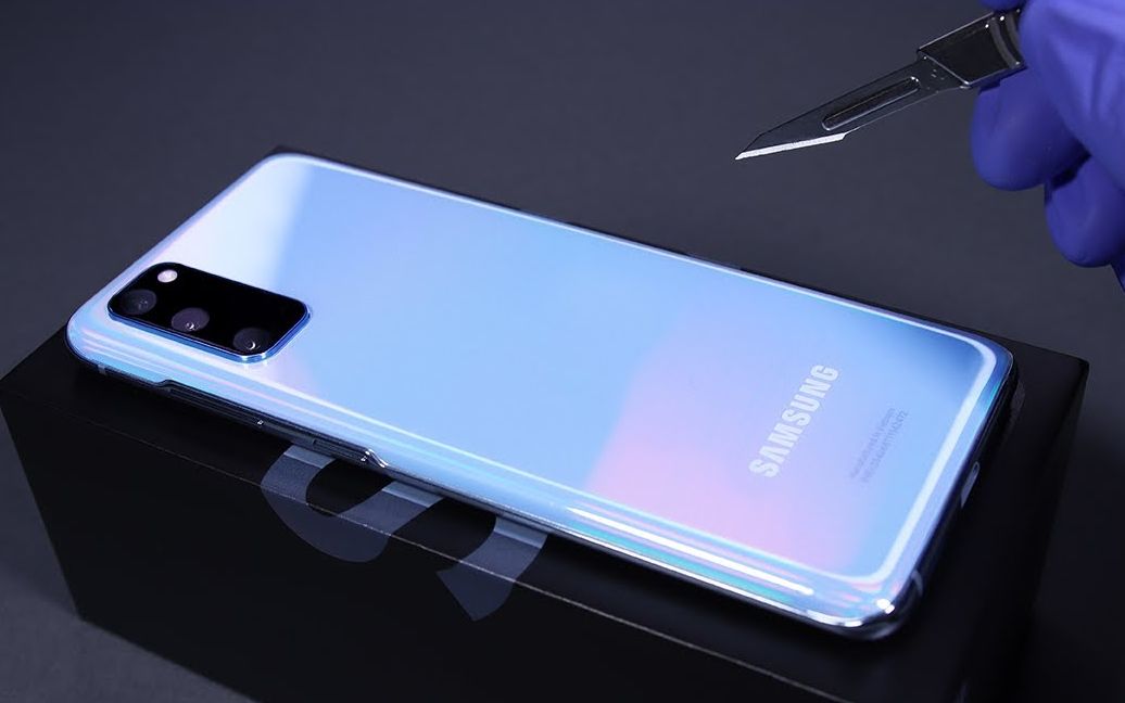 安静的开箱三星s20浮氧蓝版本开箱与试玩请戴上耳机好好享受吧