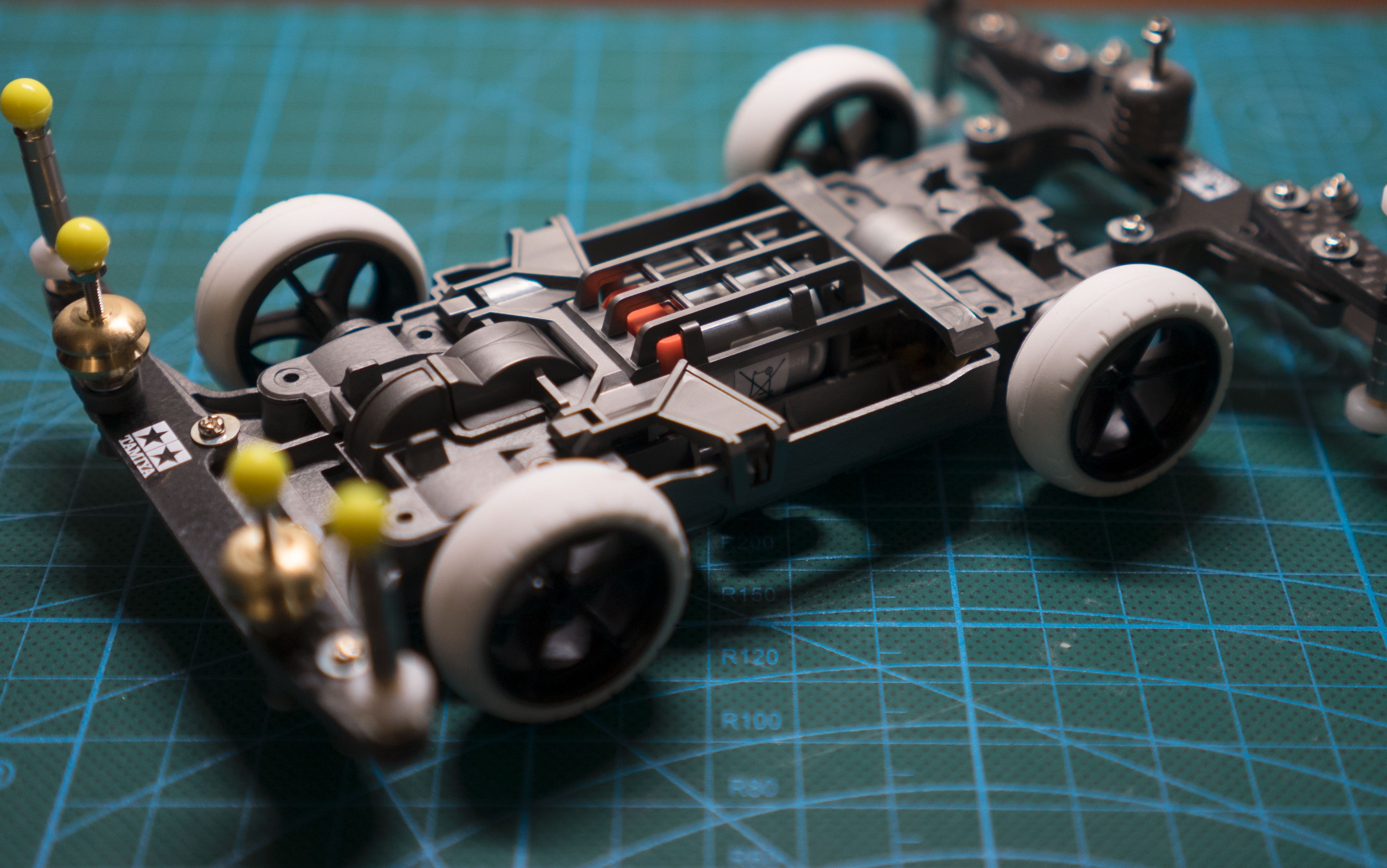 田宫迷你四驱车 ms evo i,开箱拼装