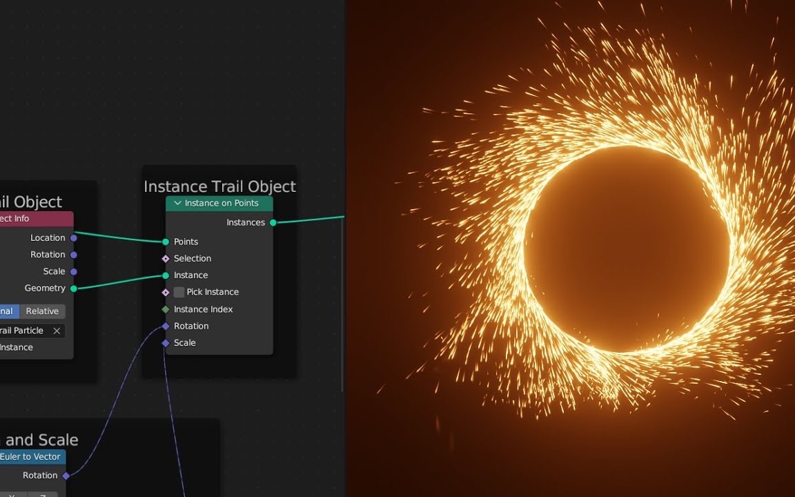 blender 3.6 模拟节点制作奇异博士时空穿梭传送门