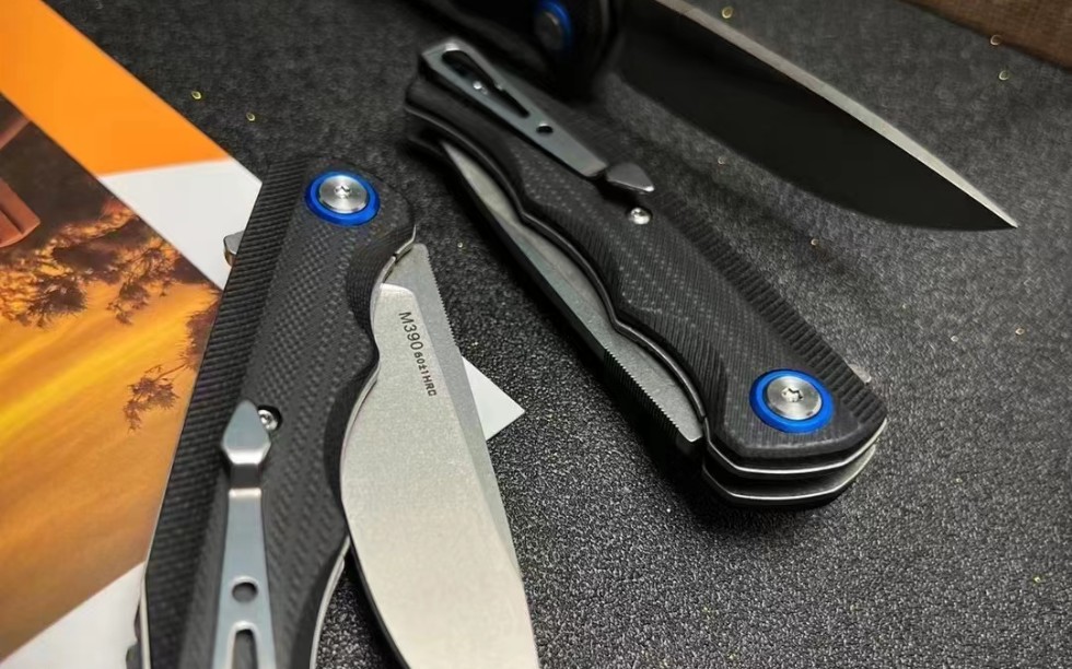 m390粉末钢快开折刀展示