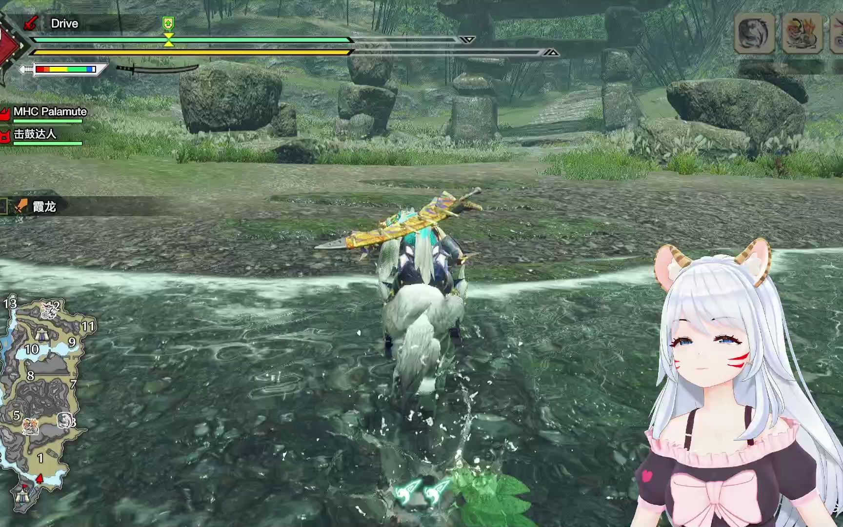 怪物猎人崛起太刀挑战第三十三只霞龙