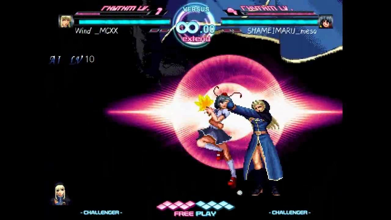 【mugen】谁才是风神少女?暴风子vs射命丸文