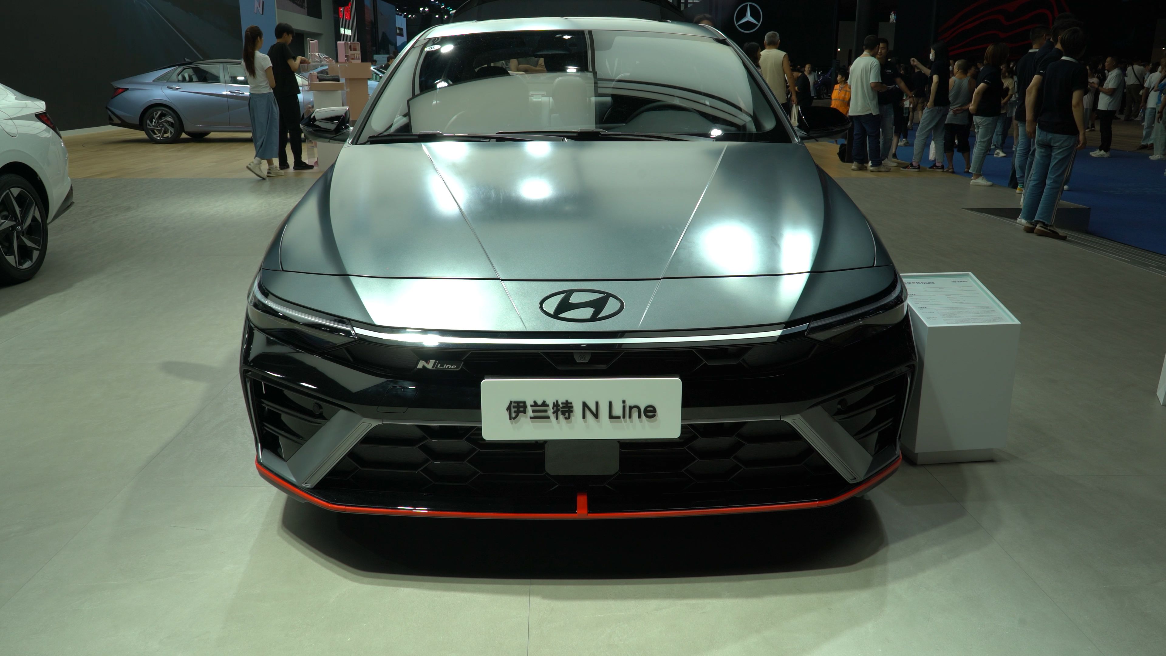 新款现代伊兰特n line 外观更加动感