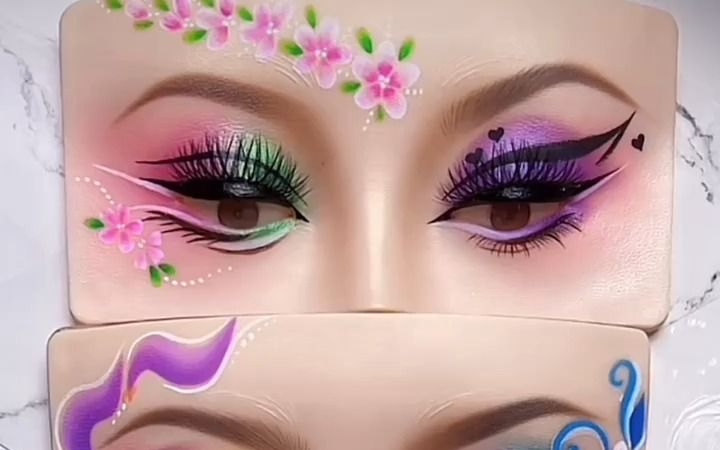 彩绘眼妆练习板 新手必入可反复使用!