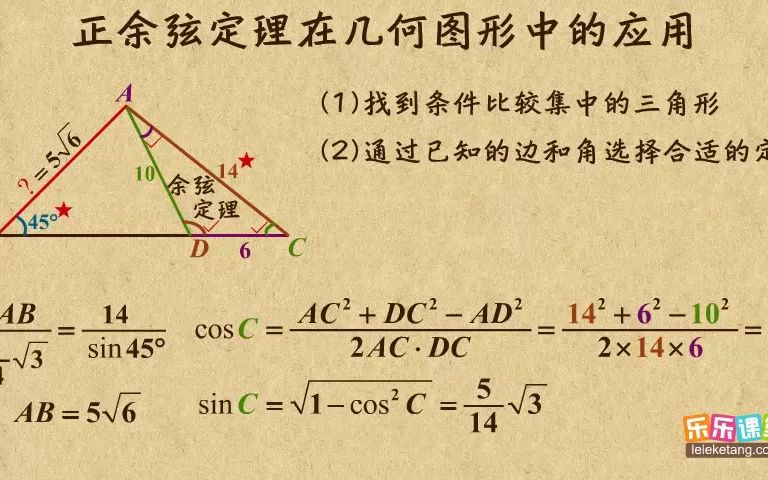 《6》正余弦定律的应用哔哩哔哩bilibili