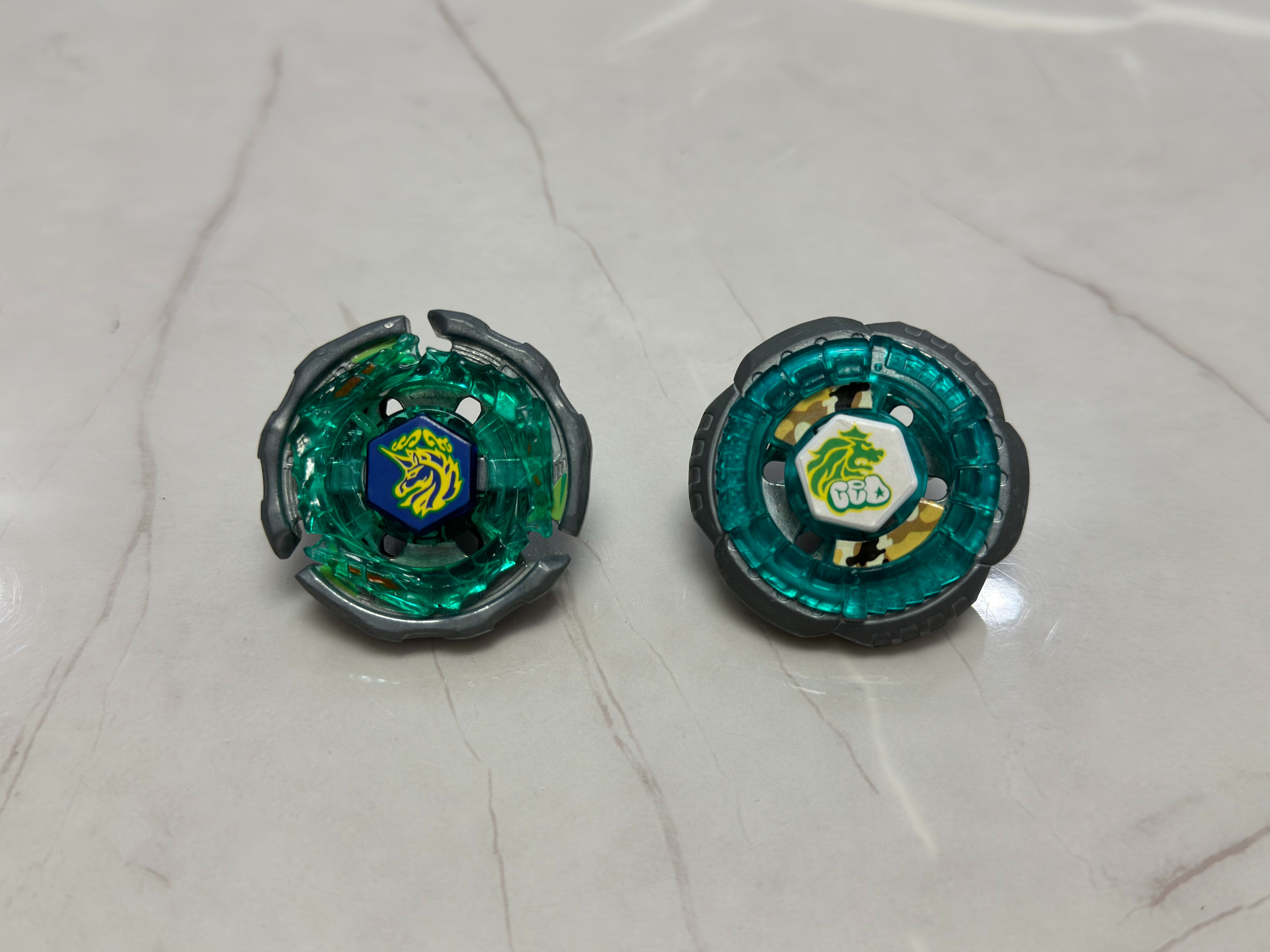 【爆旋陀螺-钢铁战魂】电光独角vs巨岩雄狮!