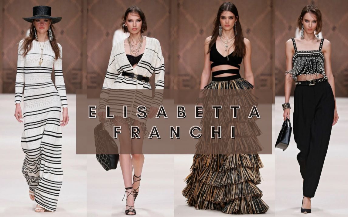 [图]【意式休闲风】Elisabetta Franchi 2023春夏秀场，清凉夏日海风！