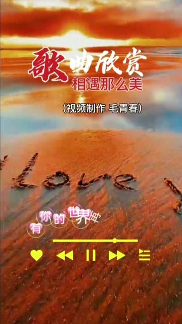 歌曲欣赏 #相遇那么美
