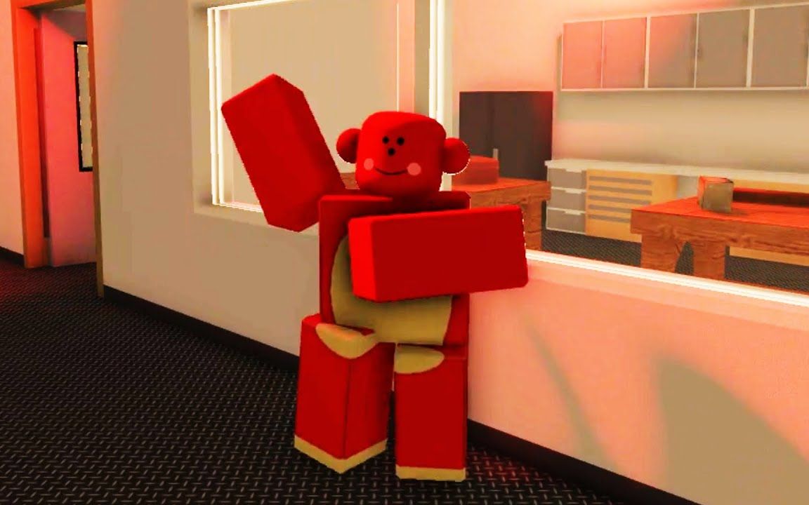 [图]Roblox危险猴子：小心地上的白色液体！我居然被感染了！