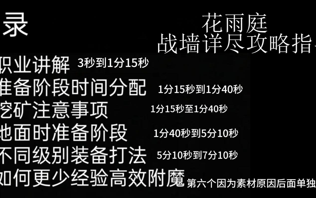 战墙超细致攻略 网易mc战墙白端详尽教程网络游戏热门视频