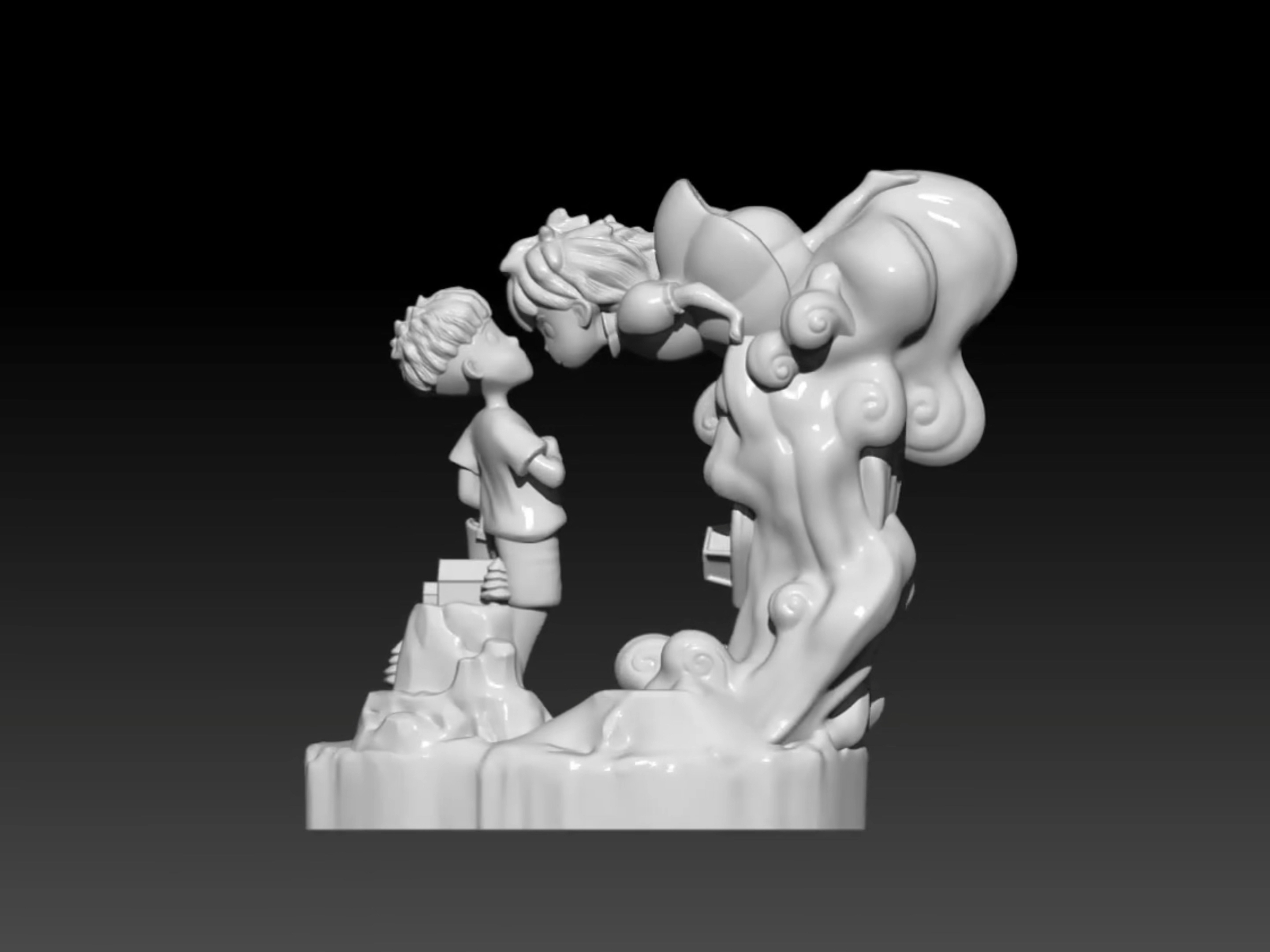 硅胶模具 #宫崎骏崖上的波妞 #石膏娃娃