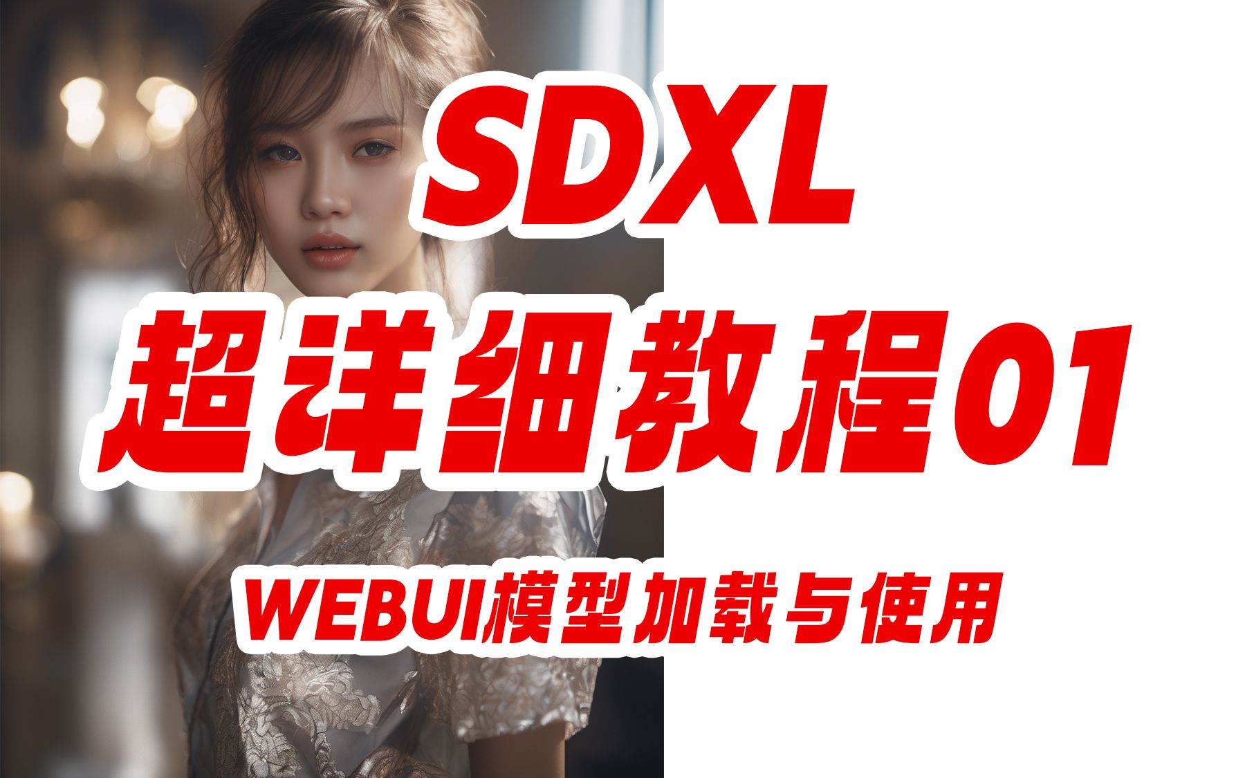 SDXL超详细教程01【SDXL基于WEBUI的模型加载与使用】哔哩哔哩bilibili