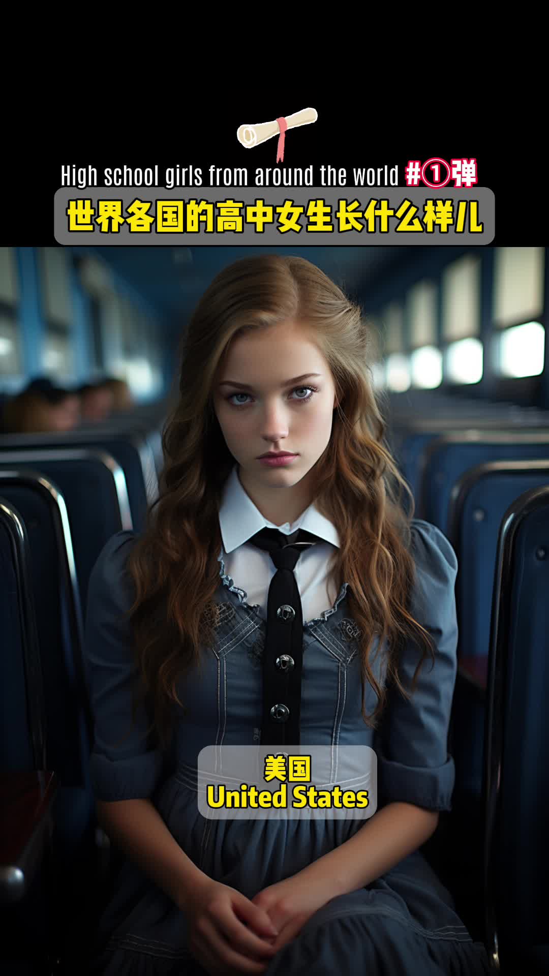 世界各国的高中女生长什么样儿 high school girls from around the world哔哩哔哩bilibili