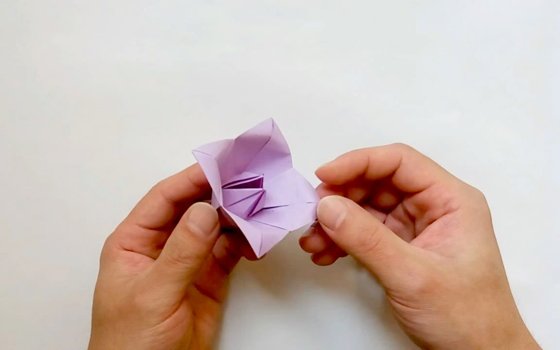 折纸,漂亮的风铃草