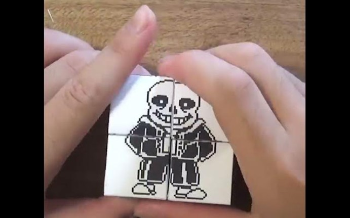 [图]【传说之下/魔方盒子】アンダーテールの変わり絵ボックスを作ってみた！Megalovania