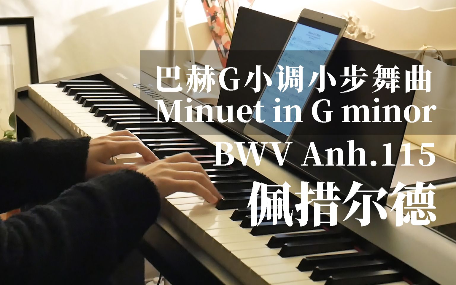 [图]佩措尔德 "巴赫G小调小步舞曲" | Minuet in G minor BWV Anh.115 - Christian Petzold | 赫兹钢琴