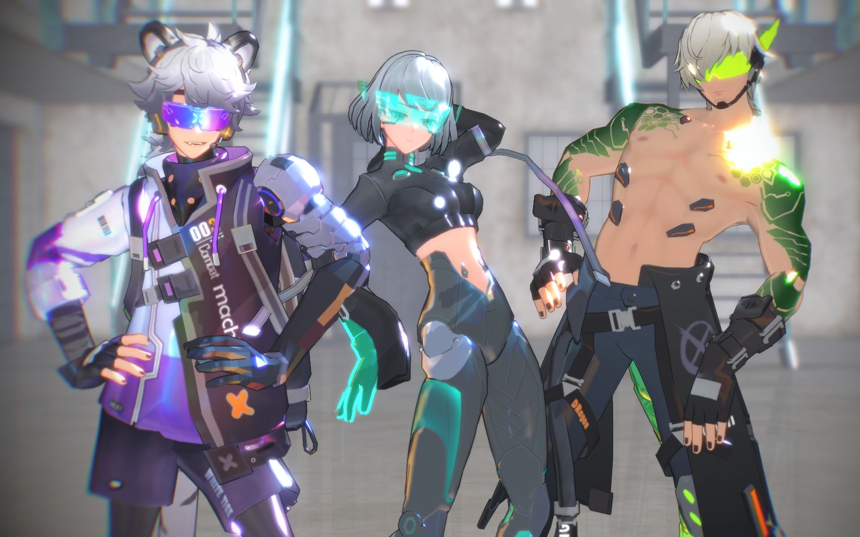 【非人学园mmd】非人第一,金阙蹦迪!——step