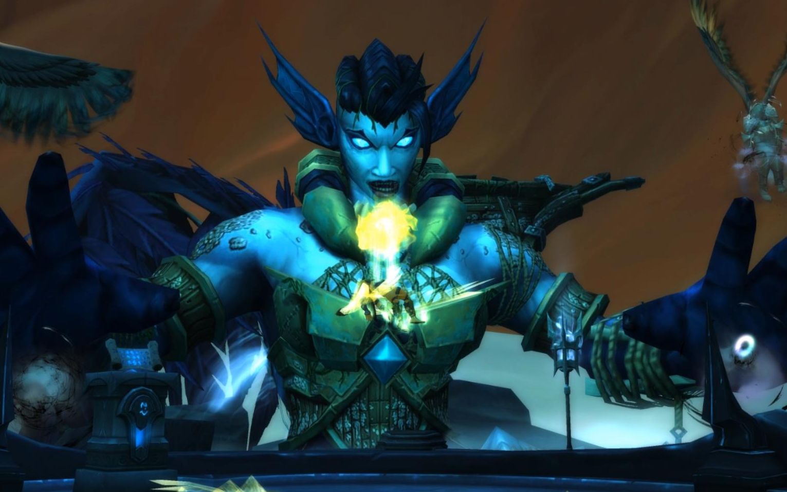 【魔兽世界】9.1海拉:快去给奥丁送信吧,小小鸟!