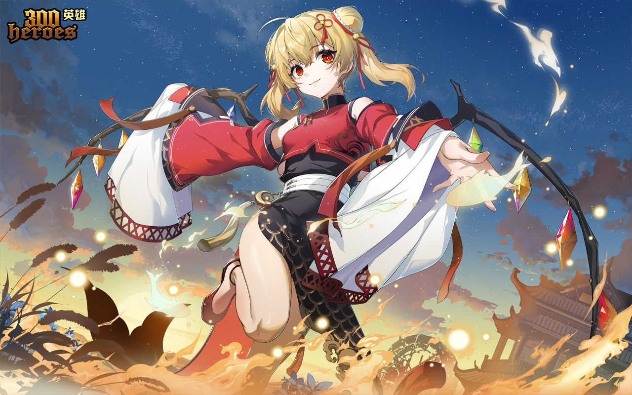 【300英雄新皮肤】芙兰朵露-沧海鲤音,水平很高的原创皮