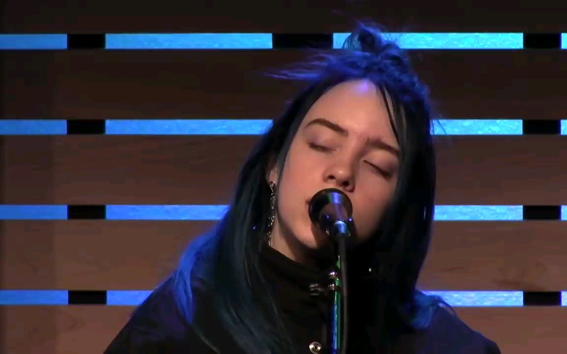 [图]【Billie Eilish现场】Ocean eyes（live in the lounge）