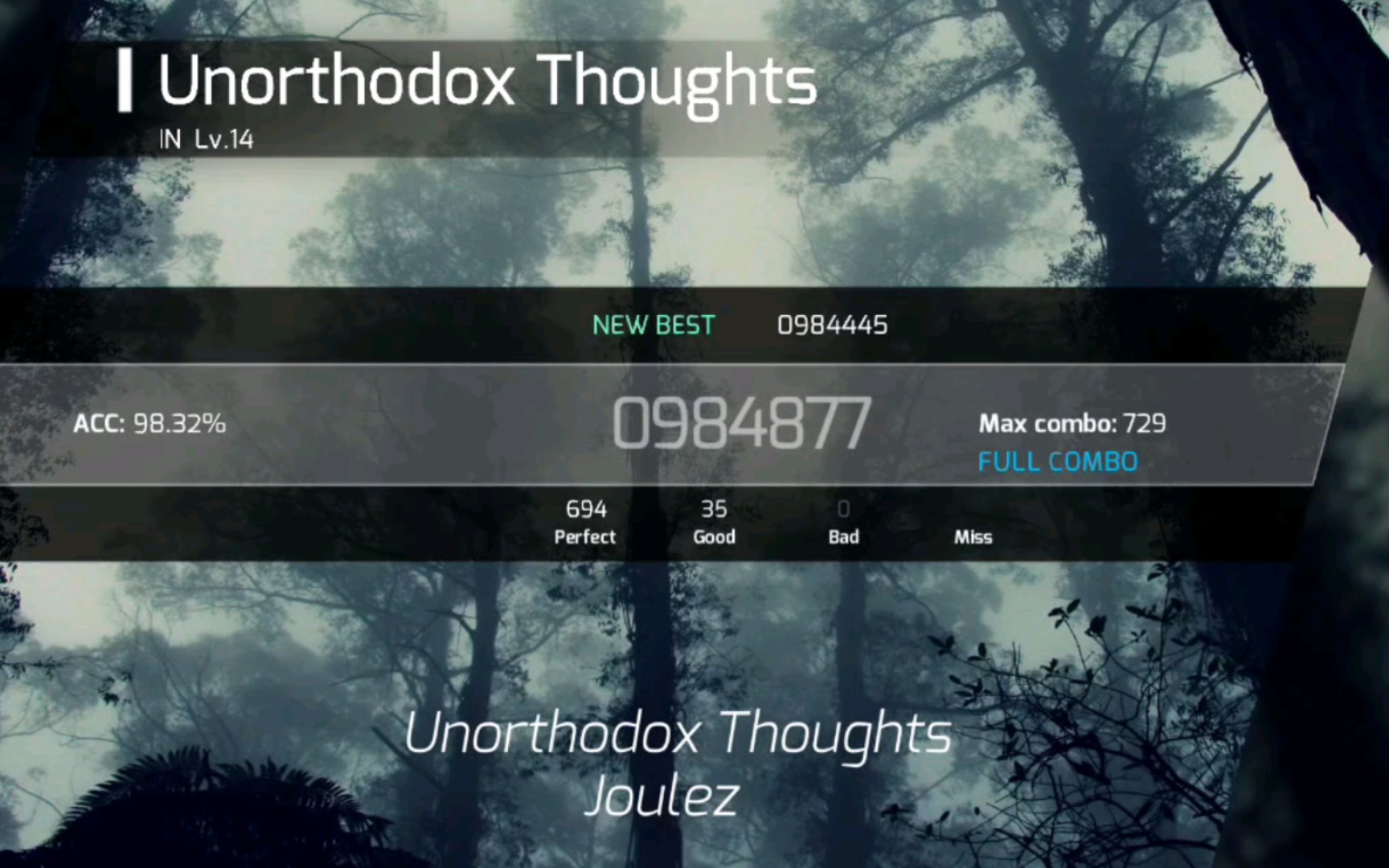 [图]Unorthodox Thoughts full combo！