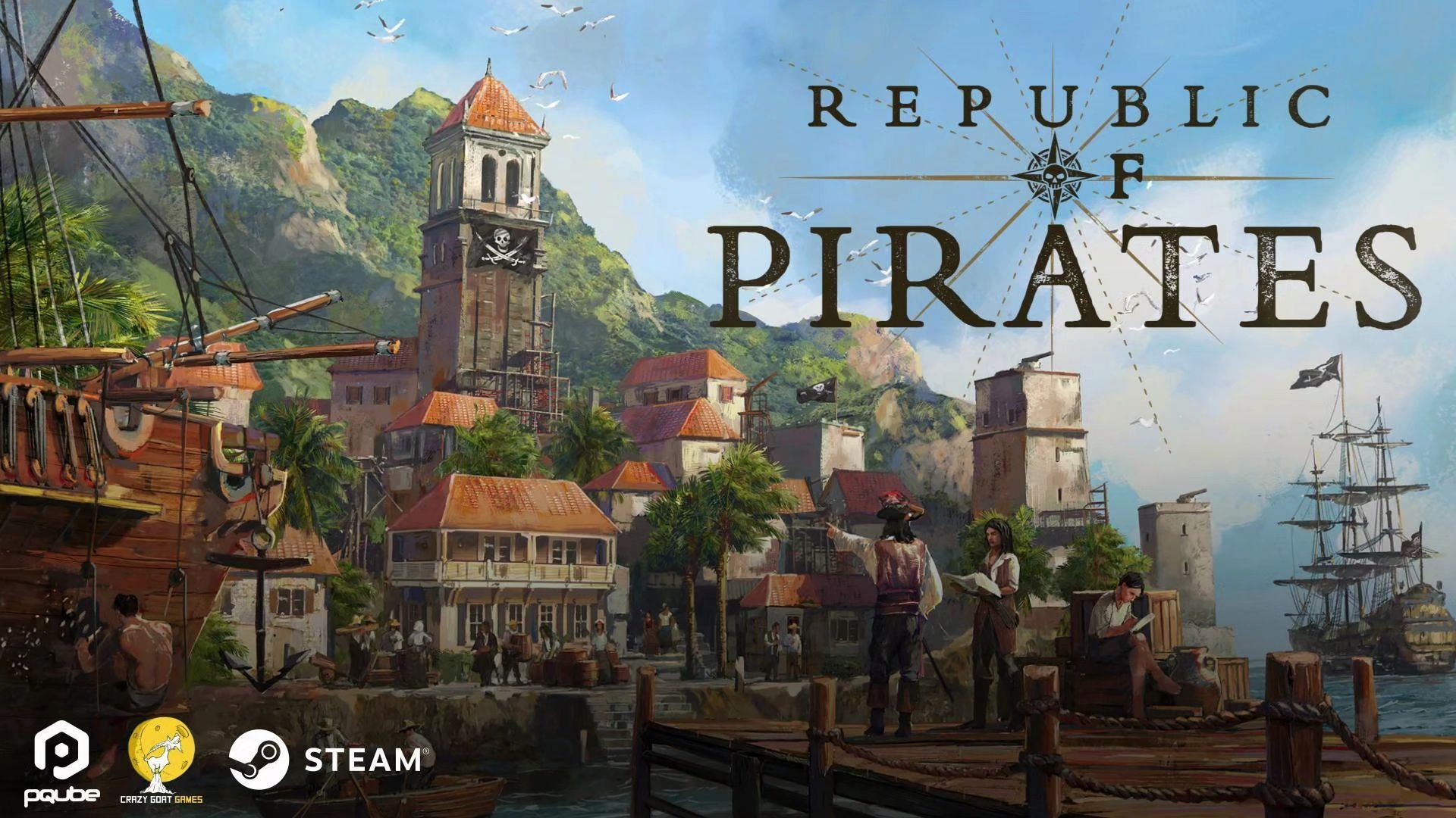 海盗主题城市模拟策略60游戏《海盗共和国》steam页面开放
