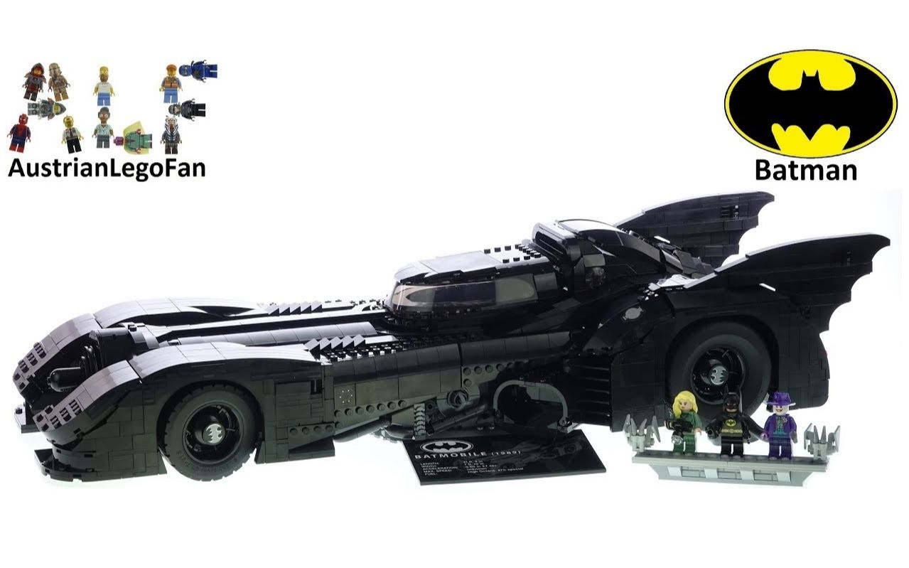 乐高 蝙蝠侠 76139 1989版蝙蝠车