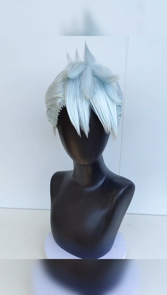 造型展示明日方舟音律联觉伊桑cos假发造型展示