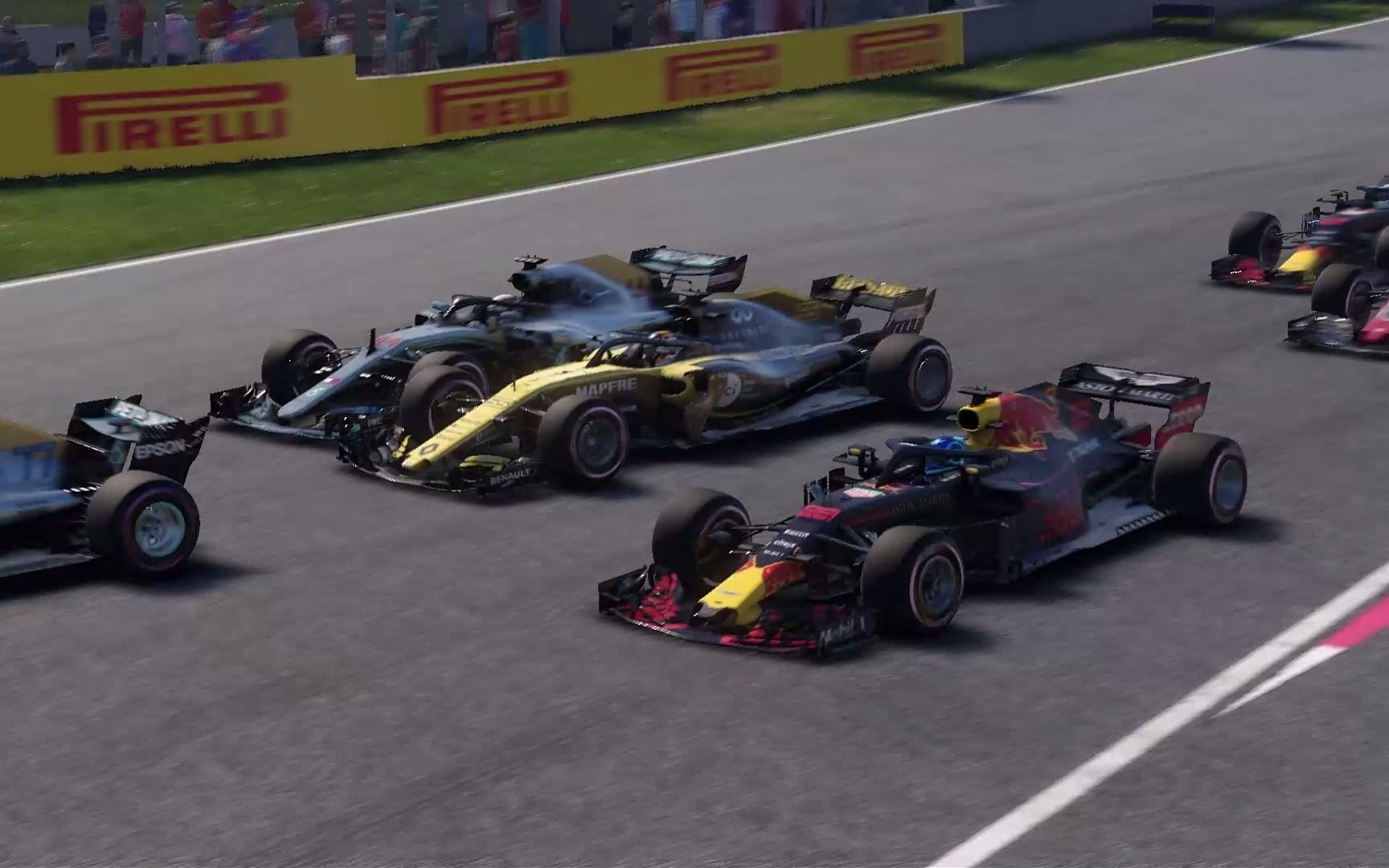 【f1 2018】墨西哥站疯狂追击法拉利,莱总:gp2engine, arghhh!