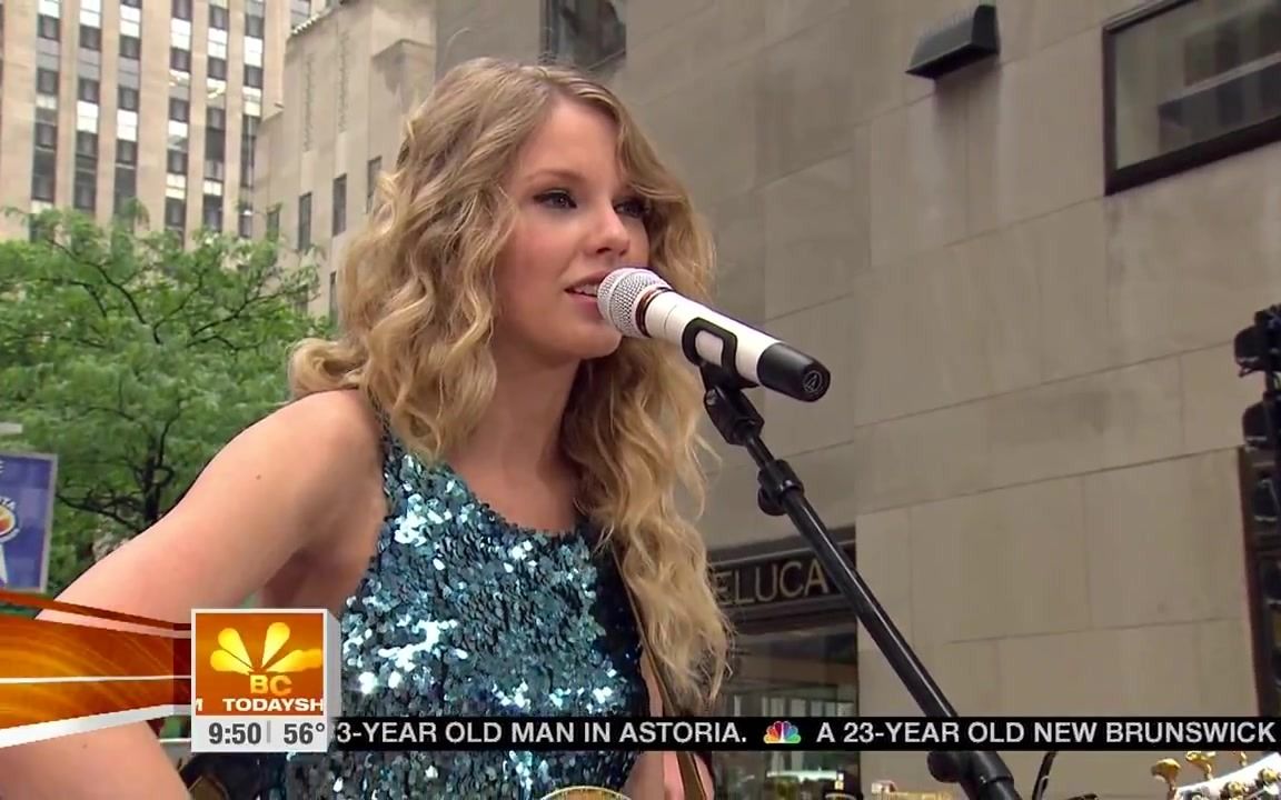 [图]【泪洒吉他】Taylor Swift - Teardrops on My Guitar (Live 2009.05.29 Today Show)