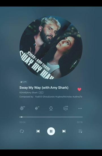 今日推荐 歌名:sway my way 歌手:r3hab/amy shark 『坚持分享美好的