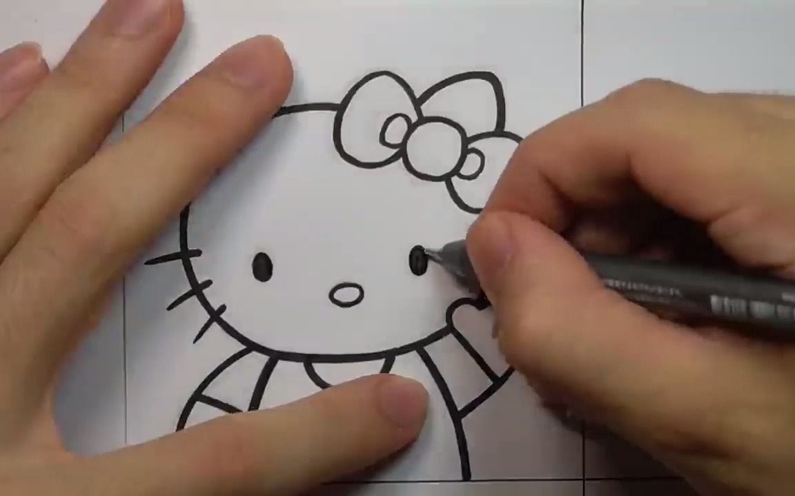 用5种恐怖风格,能画出什么样的HelloKitty?哔哩哔哩bilibili