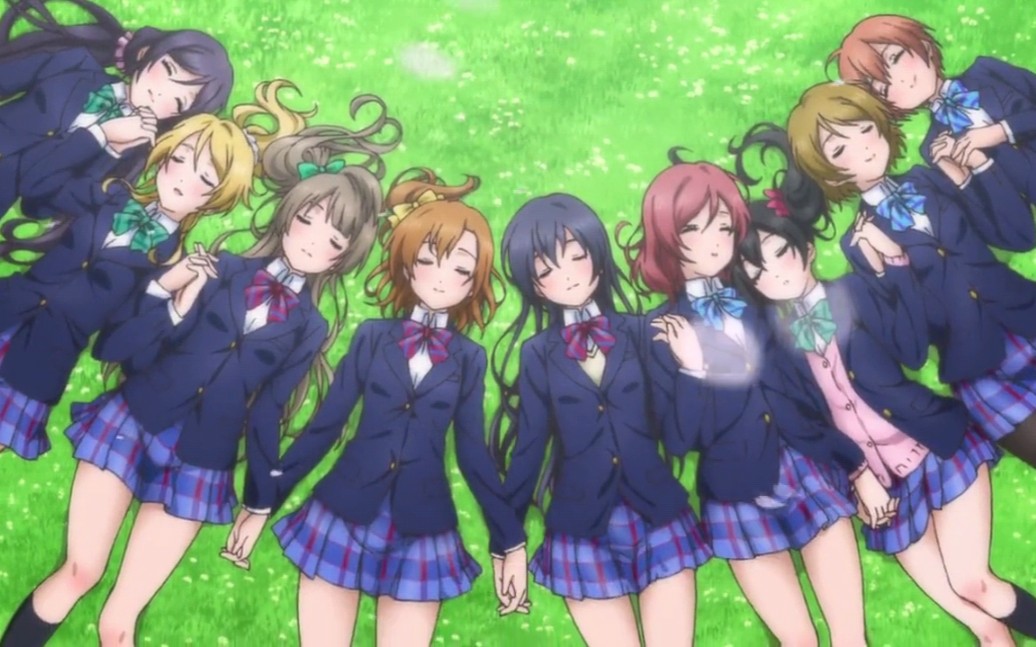 lovelive第二季edどんなときもずっとμs全员大合唱mv