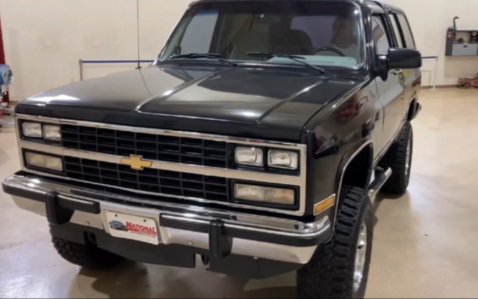 沉浸式赏车 1991 雪佛兰blazer k5 silverado