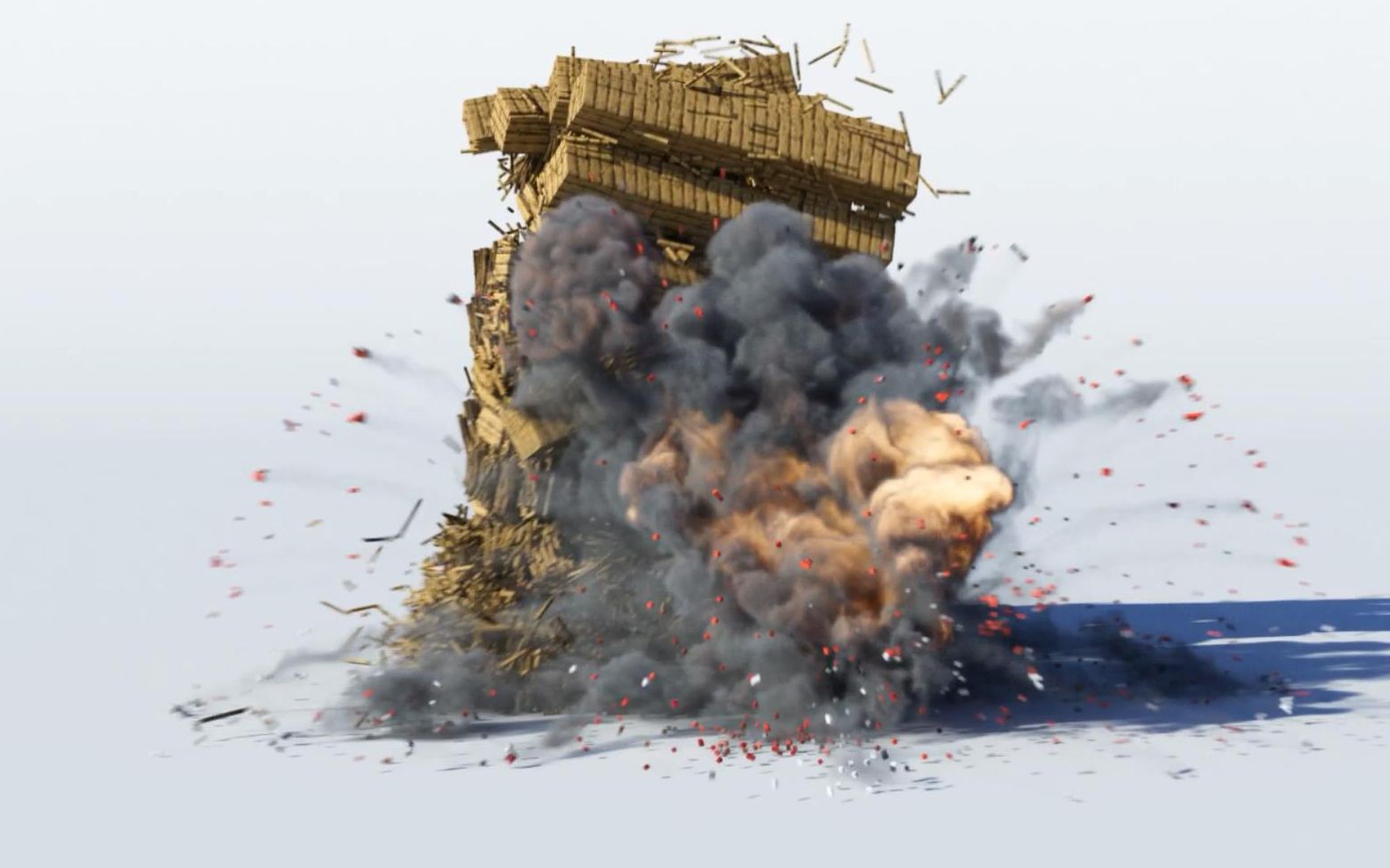 【minecraft】过于真实的tnt爆炸