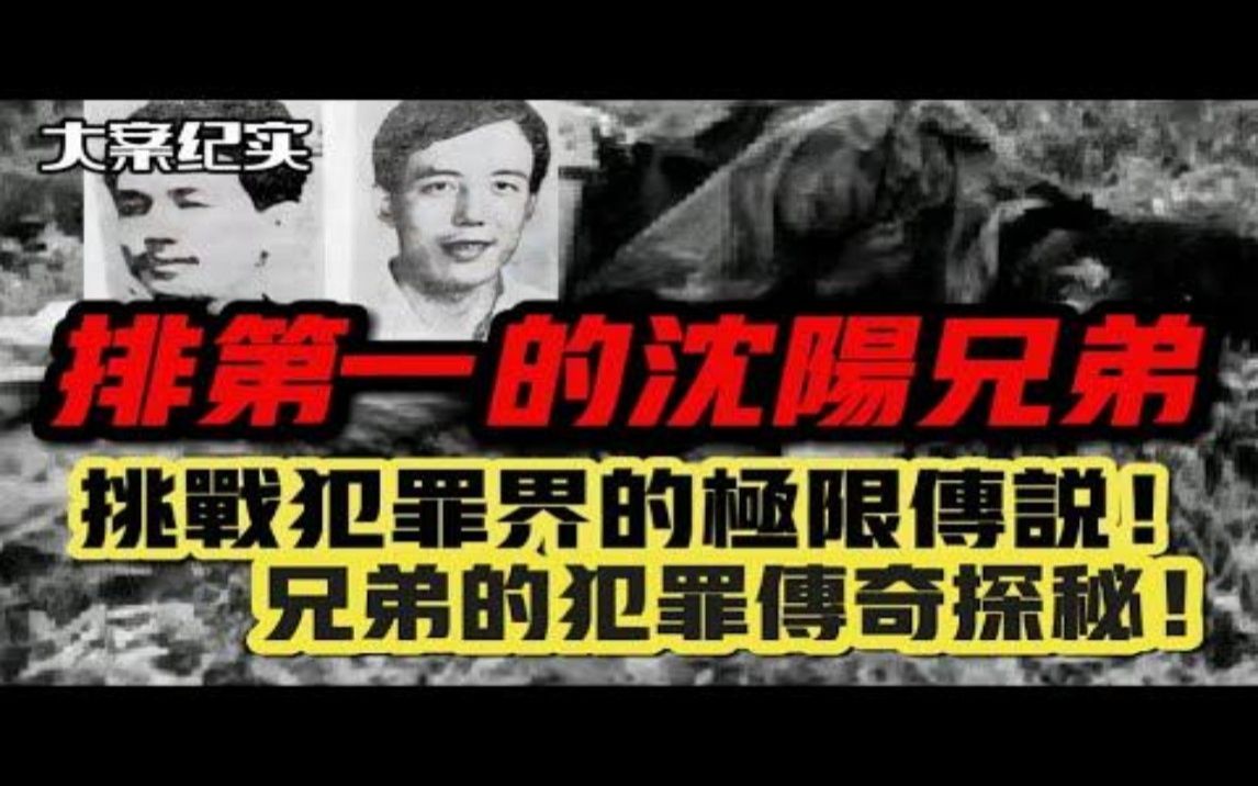 犯罪界的梦幻组合:沈阳兄弟不可思议的征途!|吕鹏大案纪实|哔哩哔哩bilibili