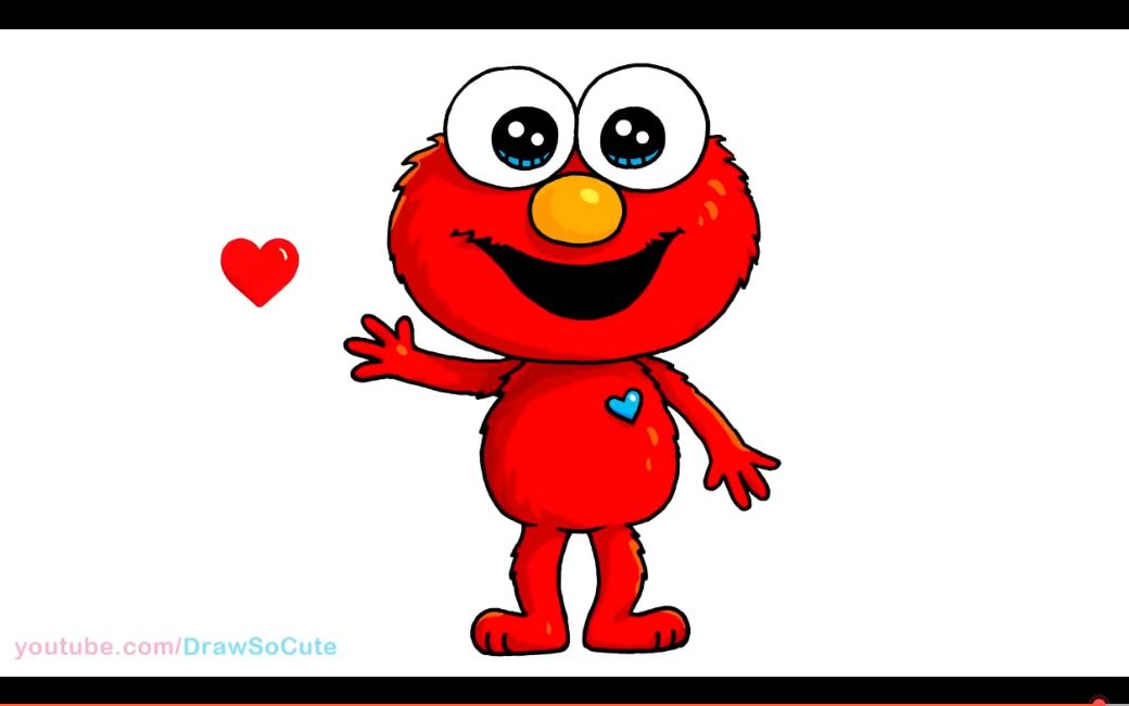 芝麻街手绘教你如何速绘最近火爆的网红芝麻街