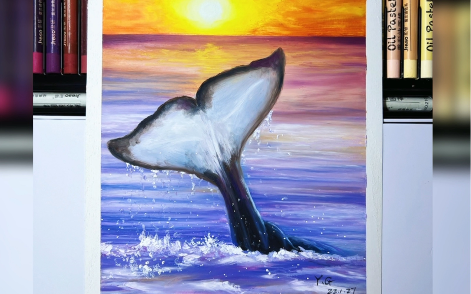 活动  油画棒|鲸落