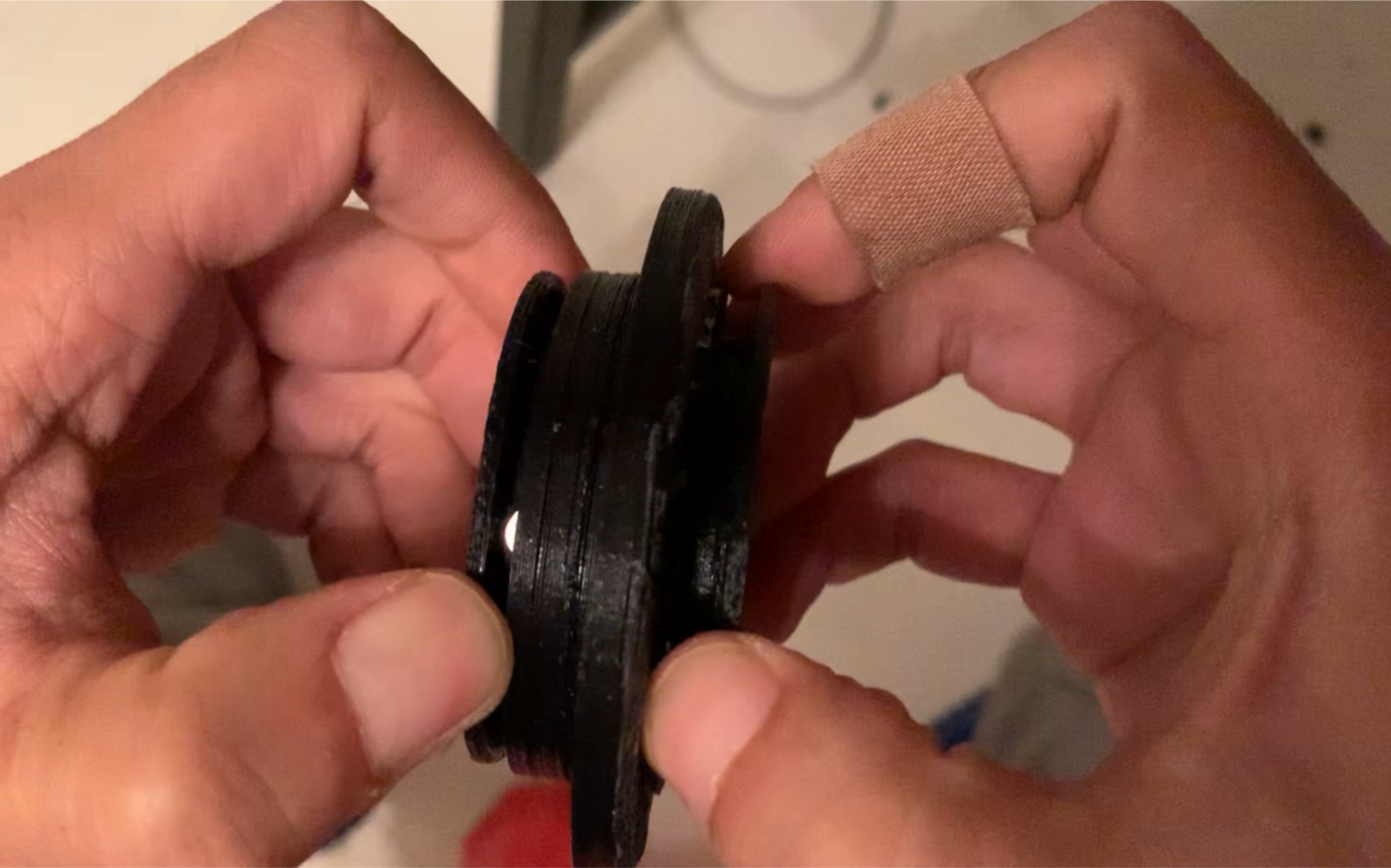 测试用带闭锁快拆头